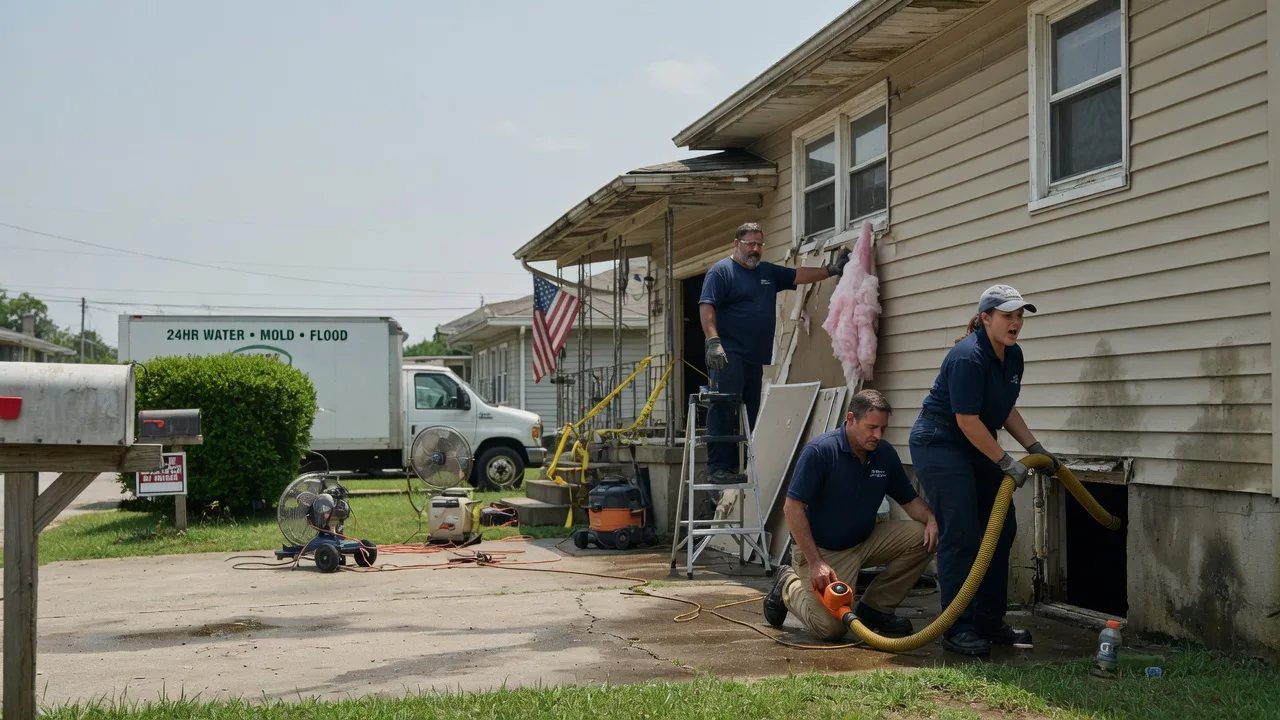 Water Damage Repair in Wing, ND near me